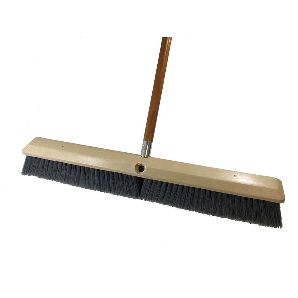 GuestSupply US Better Brush 24 Inch Fine Push Broom Kit for